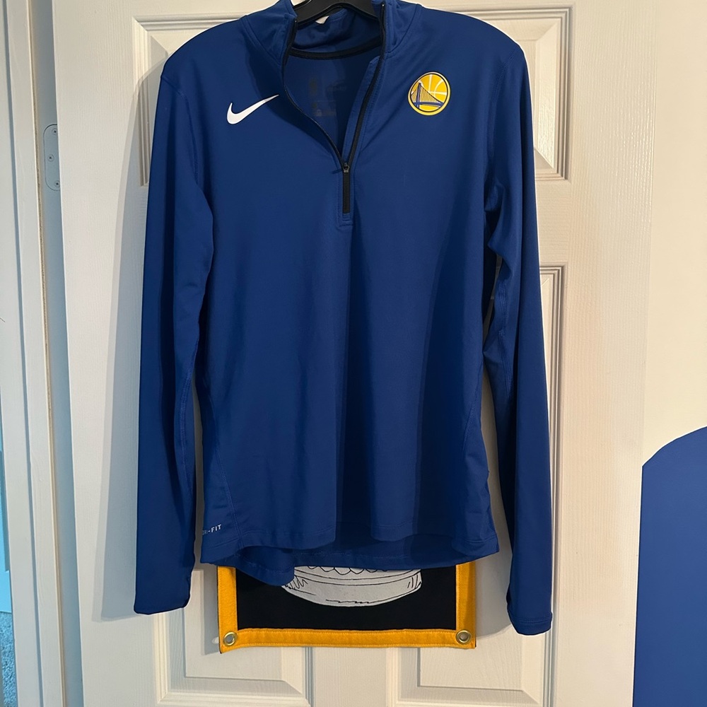 Nike Warriors Royal Blue Half-Zip Pullover